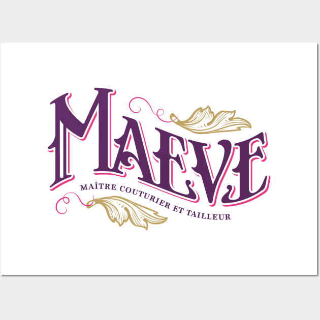 Maeve (Dark) Paladins Champion Logo Wall Art by dcmjs